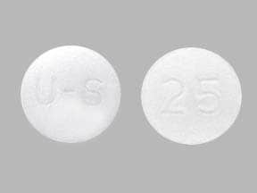 Image 1 - Imprint U-S 25 - topiramate 25 mg