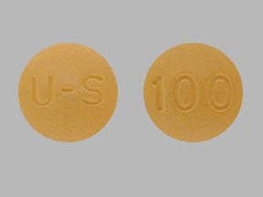 Image 1 - Imprint U-S 100 - topiramate 100 mg