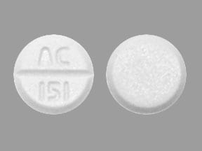 Image 1 - Imprint AC 151 - haloperidol 0.5 mg