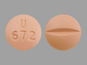 Image 1 - Imprint U 672 - fluvoxamine 100 mg