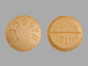 Imprint LODOSYN 711 - carbidopa 25 mg