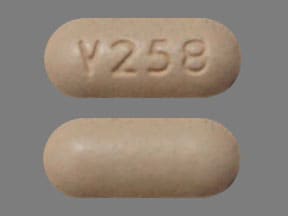 Image 1 - Imprint V258 - PrePlus prenatal multivitamin with iron 27 mg and folic acid 1 mg