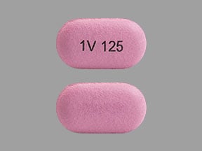 Imprint 1V125 - Orkambi ivacaftor 125 mg / lumacaftor 100 mg