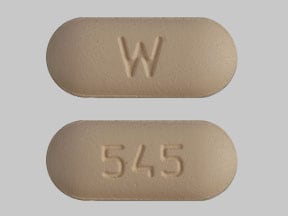 Image 1 - Imprint W 545 - levofloxacin 500 mg