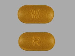 Image 1 - Imprint W R - risperidone 0.25 mg