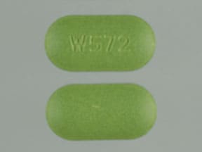 Image 1 - Imprint W572 - risperidone 4 mg