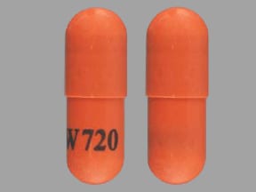 Imprint W720 - phenytoin 100 mg