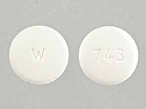 Image 1 - Imprint W 743 - terbinafine 250 mg
