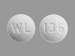 Image 1 - Imprint WL 136 - phenobarbital 15 mg