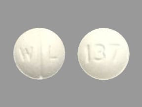 Image 1 - Imprint WL 137 - phenobarbital 16.2 mg (¼ grain)