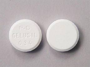 Image 1 - Imprint PD GELUSIL 034 - Gelusil aluminum hydroxide dried gel 200 mg / magnesium hydroxide 200 mg / simethicone 25 mg