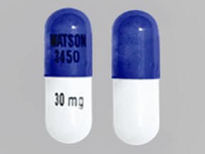 WATSON 3450 30 mg - Morphine Sulfate Extended Release