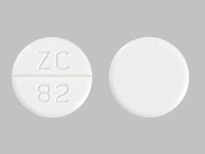 Image 1 - Imprint ZC 82 - lamotrigine 200 mg