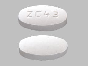 Image 1 - Imprint ZC43 - pravastatin 80 mg