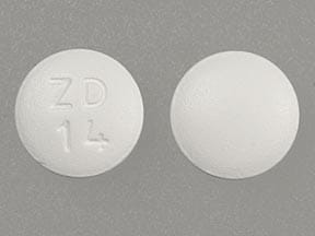 Pill Finder: ZD 14 White Round - Medicine.com