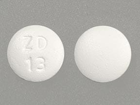 Image 1 - Imprint ZD 13 - topiramate 200 mg