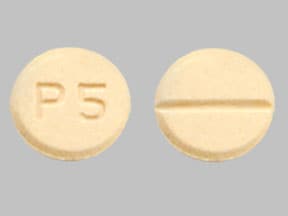 Image 1 - Imprint P5 - pramipexole 1.5 mg