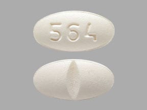 Pill Finder: 564 White Elliptical / Oval - Medicine.com