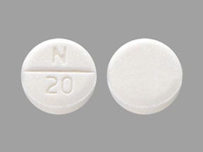 Image 1 - Imprint N 20 - nadolol 20 mg