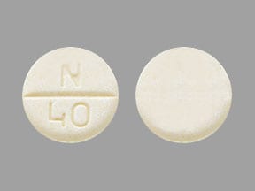 Image 1 - Imprint N 40 - nadolol 40 mg