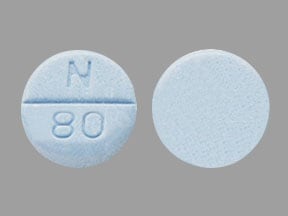 Image 1 - Imprint N 80 - nadolol 80 mg