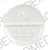 Image 1 - Imprint N 039 - atenolol 50 mg