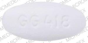 Image 1 - Imprint GG418 - naproxen 550 MG