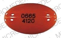 Imprint 0665  4120 - valproic acid 250 MG
