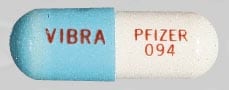 Image 1 - Imprint VIBRA PFIZER 094 - Vibramycin 50 mg
