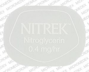 Image 1 - Imprint NITREK Nitroglycerin 0.4mg/hr - Nitrek 0.4 MG/HR