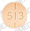 Image 1 - Imprint 513 - levothyroxine 0.025 mg