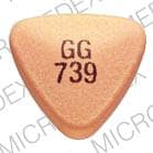 Imprint GG 739 - diclofenac 75 mg