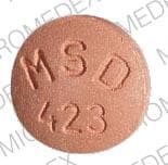 Image 1 - Imprint MSD 423 - Aldoril 15 15 mg / 250 mg