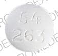 Image 1 - Imprint 54 263 - phenobarbital 100 mg