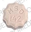 Image 1 - Imprint PRINZIDE MSD 142 - Prinzide 25 mg / 20 mg