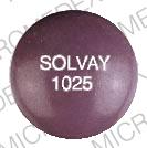 Image 1 - Imprint SOLVAY 1025 - Estratab 2.5 MG