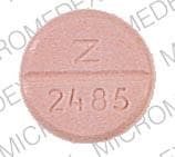 Image 1 - Imprint Z  2485 - hydrochlorothiazide 100 mg