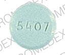 Image 1 - Imprint 5407 DAN DAN - hydrochlorothiazide/reserpine 50 mg / 0.125 mg