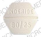Image 1 - Imprint INDERIDE 80/25 I - Inderide 25 mg / 80 mg
