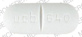 Image 1 - Imprint UCB 640 - Duratuss GP (old formulation) guaifenesin 1200 mg / pseudoephedrine hydrochloride 120 mg