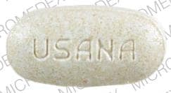 Image 1 - Imprint USANA - multivitamin with minerals calcium 500 mg / magnesium 45 mg / vitamin D 100 IU / phytonadione 0.04 mg / zinc 5 mg