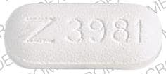 Image 1 - Imprint Z3981 - acetaminophen/propoxyphene 650 mg / 100 mg