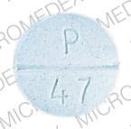 Image 1 - Imprint P 47 - propranolol 80 mg