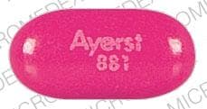Image 1 - Imprint Ayerst 881 - conjugated estrogens/meprobamate conjugated estrogens 0.45 mg / meprobamate 400 mg