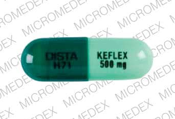 Image 1 - Imprint DISTA H71 KEFLEX 500 mg - Keflex 500 MG