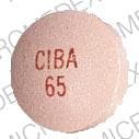 Image 1 - Imprint CIBA 65 - Lithobid 300 mg