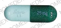 Image 1 - Imprint 25 mg Lederle L3 - Loxitane 25 MG
