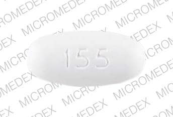 Pill Finder: U S 155 White Elliptical / Oval - Medicine.com