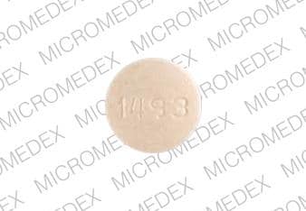 Image 1 - Imprint 1493 - Monopril HCT 20 mg / 12.5 mg