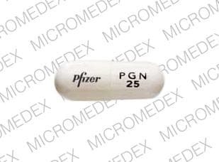 Pill Finder Pfizer PGN 25 White Capsule Shape Medicine Com